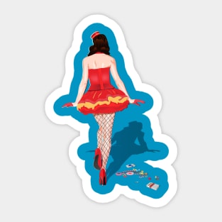 Candy Girl Sticker